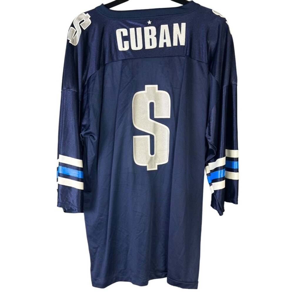 Rare 2003 Custom Mark Cuban $ Dallas Mavericks Jersey XL